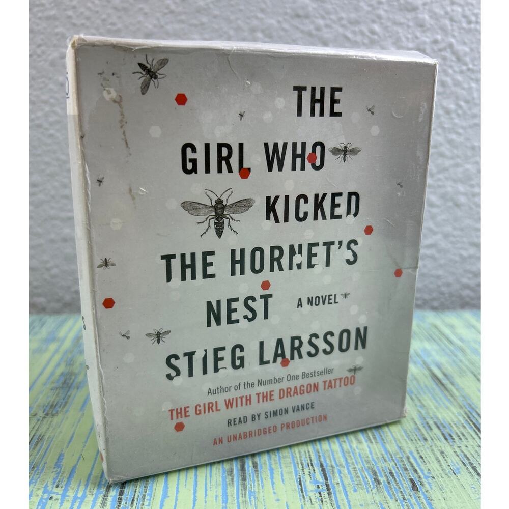 The Girl Who Kicked the Hornet's Nest Stieg Larsson AUDIOBOOK 16 CD SEALED NEW